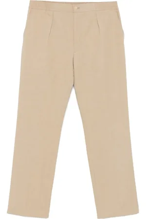 Fursac Slub-texture trousers