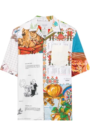 Marine Serre Regenerated Household cotton shirt