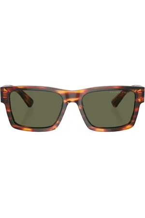 Prada Tortoiseshell-effect square-frame sunglasses