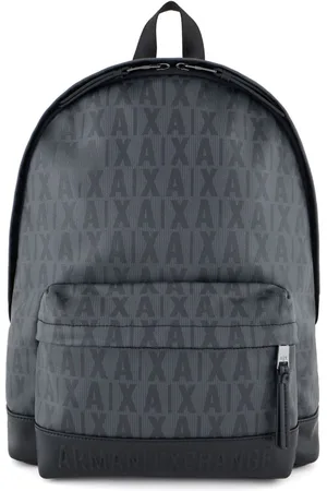 Armani Exchange Patterned jacquard backpack