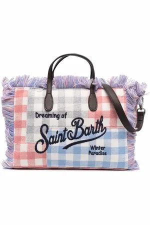 MC2 SAINT BARTH Collette gingham tote