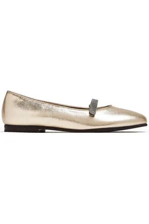 Brunello Cucinelli Monili-embellished ballet flats