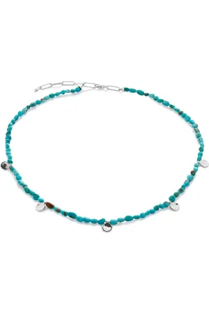 Monica Vinader Rio beaded turquoise necklace