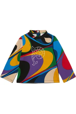 PUCCI Junior Onde-print top