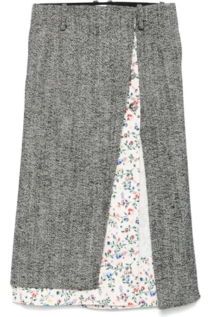 Paco rabanne Panelled midi skirt