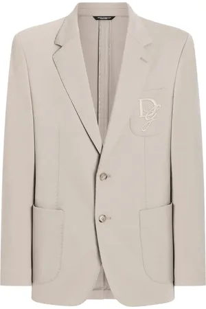 Dolce & Gabbana Logo-embroidered blazer