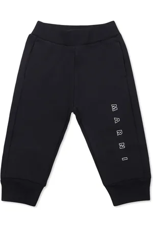 Marni Marni Outline branded jogger pants