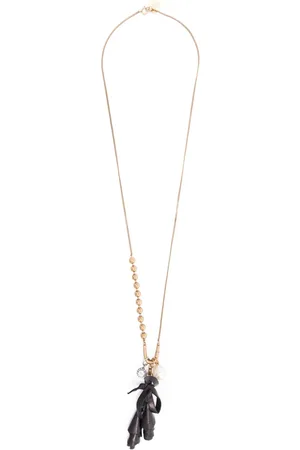 ERMANNO SCERVINO Bow and pearls necklace