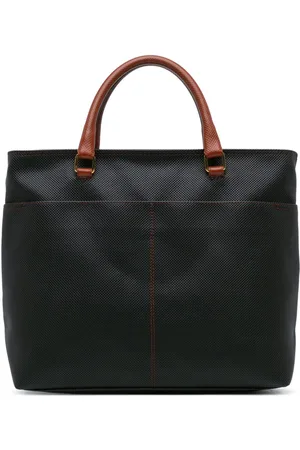 Bottega Veneta 2000-2007 Rubberized Canvas Marco Polo satchel