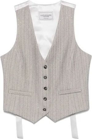 Forte Dei Marmi Rhinestone-embellished waistcoat