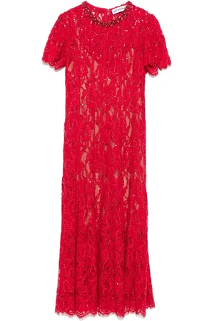 Self-Portrait Lace midi dress