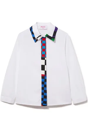 PUCCI Junior Giardino-print shirt