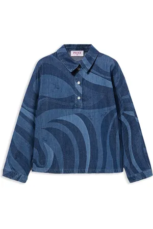PUCCI Junior Marmo-print shirt