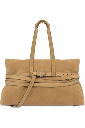 Moschino Tie Me leather shoulder bag