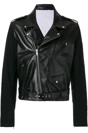 Calvin Klein Panelled biker jacket