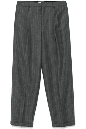 Saint Laurent Striped flannel trousers
