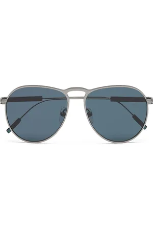 Ermenegildo Zegna Tinted round-frame sunglasses