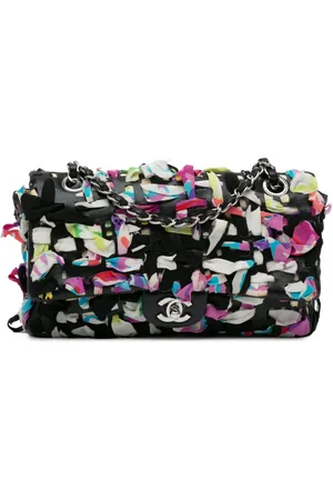 CHANEL 2010-2011 interwoven-design shoulder bag