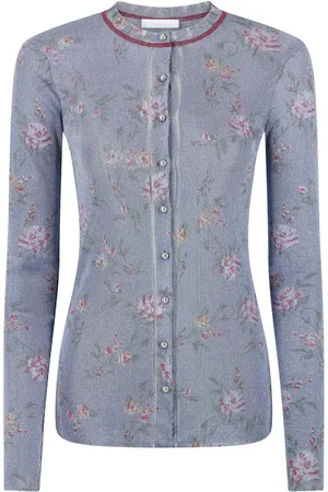 Paco rabanne Floral-print cardigan