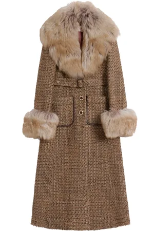 VALENTINO GARAVANI Fantasy tweed coat