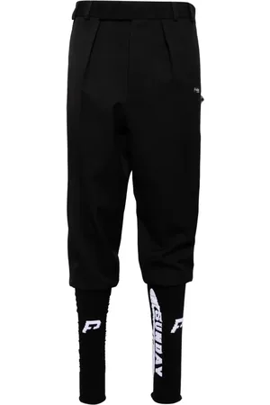 PROTOTYPES Logo-patch trousers