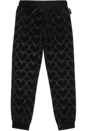 Philipp Plein Heart-studded track pants