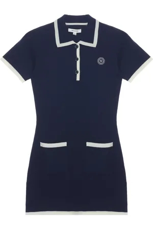 Sporty & Rich Logo-patch mini dress