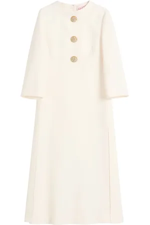 VALENTINO GARAVANI Crepe Couture midi dress