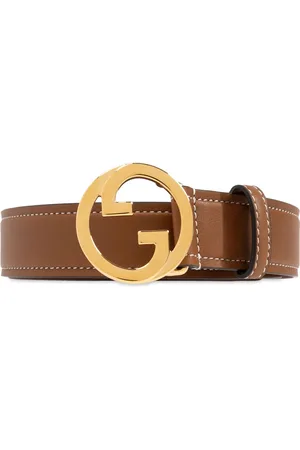 Gucci Caramel leather Blondie belt