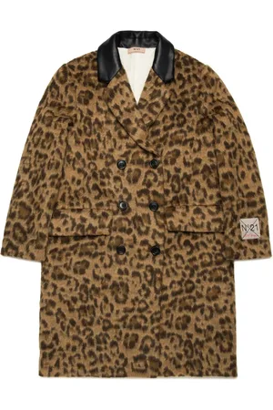 Nº21 Animal-print coat