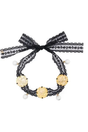 Parlor Coin-appliqu?? necklace