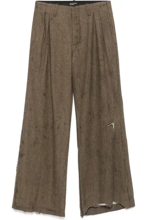 ENFANTS RICHES DEPRIMES Oil-stained wide-leg trousers