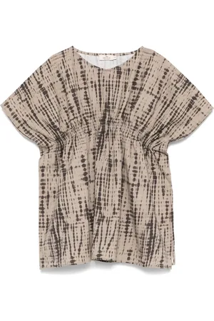 Le pandorine Tie dye-print top