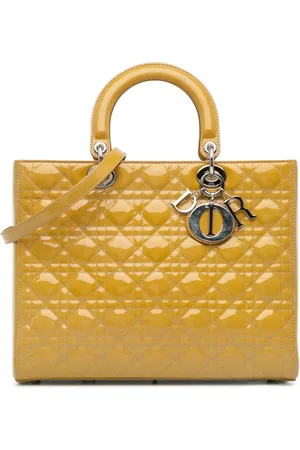 Dior 2012 Large Patent Cannage Lady Dior satchel