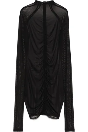 HAN Kjøbenhavn Semi-sheer mini dress