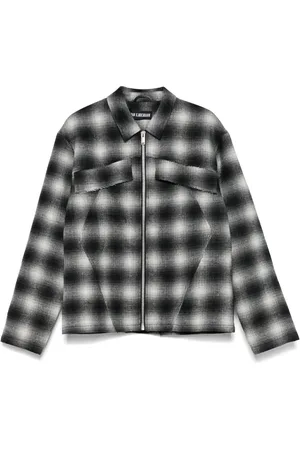 HAN Kjøbenhavn Checked padded shirt jacket