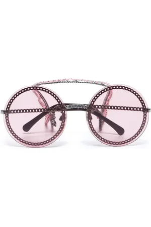 CHANEL 2000s chain sunglasses