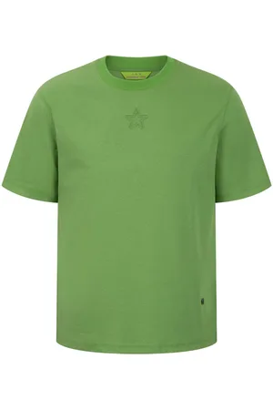 SHANGHAI TANG Embossed-star cotton T-shirt