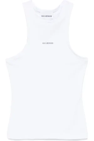 HAN Kjøbenhavn Logo-appliqu?? racer top