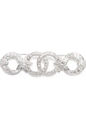 CHANEL 2020 CC rhinestone brooch