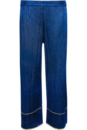 Calle Del Mar Wide-leg ribbed trousers