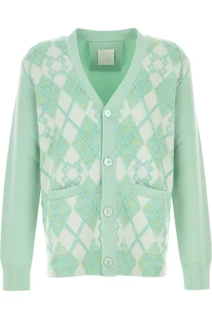 Givenchy Argyle intarsia-knit cardigan
