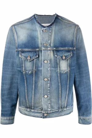 Maison Margiela Round-neck denim jacket