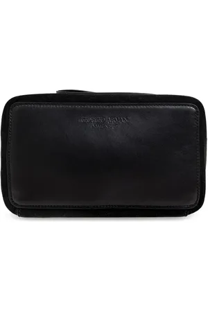 Giorgio Armani Leather wash bag