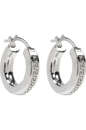 VERSACE Greca hoop earrings