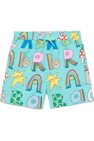 Stella McCartney Graphic-print swim shorts