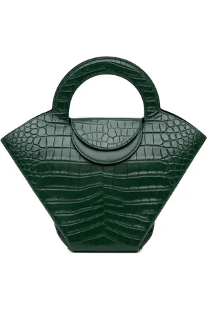 Bottega Veneta 2012-2024 Crocodile Embossed Doll Top Handle Bag handbag