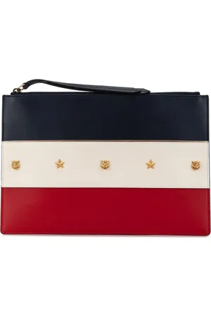 Gucci 2000-2015 Leather Animalier Zip Pouch clutch bag