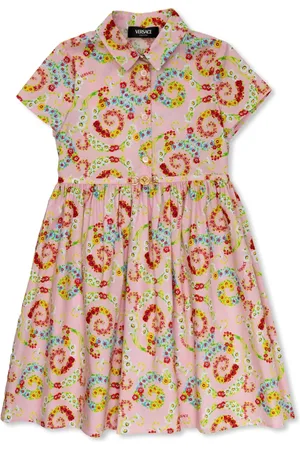 VERSACE Floral-print dress