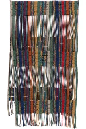 Missoni 1980s drop-stitch knit scarf